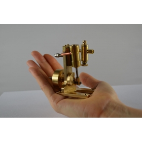 Simple Single Cylinder Double Acting Oscillating Steam Engine