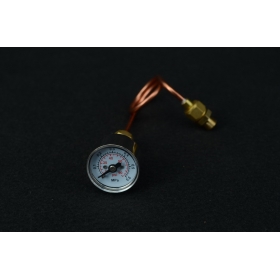 Axial pressure gauge (90PSI) With pipe M8X0.75
