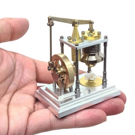 J06D World's Smallest Vertical Stirling Engine Model